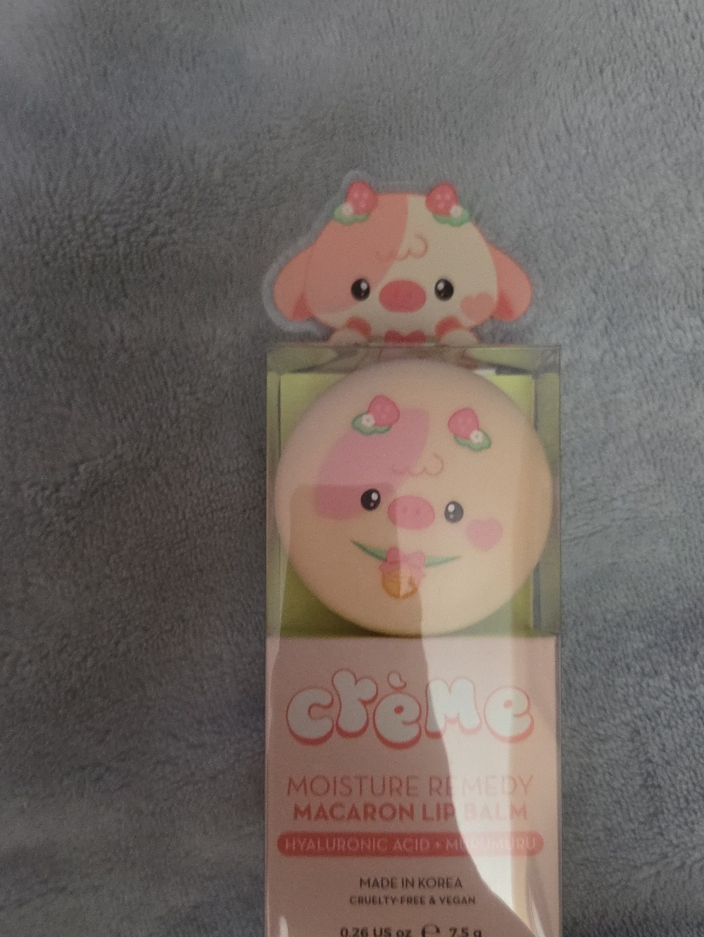 CREME Moisture Remedy Macaron Lip Balm - Pink NWOT